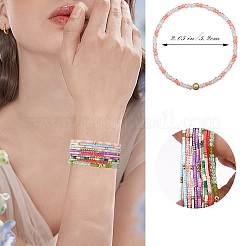 20Pcs 20 Colors Glass Seed Beaded Stretch Bracelet Sets&nbsp;BJEW-SW001593