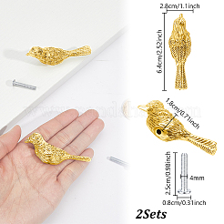 Bird Shaped Zinc Alloy Cabinet Knob&nbsp;FIND-WH0816-253G