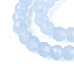 Imitation Jade Glass Beads Strands&nbsp;GLAA-T028-3mm-11F