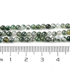 Natural Moss Agate Beads Strands&nbsp;G-K365-C06-01