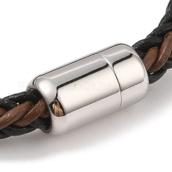 Braided Microfiber Leather Cord Bracelets&nbsp;BJEW-B096-10P