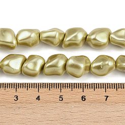 Electroplated Shell Pearl Beads Strands&nbsp;BSHE-H113-05E