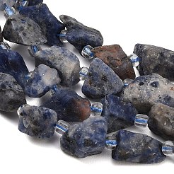 Raw Rough Natural Sodalite Beads Strands&nbsp;GG-CBA0B77-A01-01