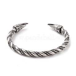 304 Stainless Steel Eagle Open Cuff Bangle for Men Women&nbsp;BJEW-M230-01AS