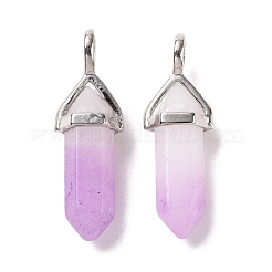 Natural White Jade Pointed Pendants&nbsp;G-K329-29P