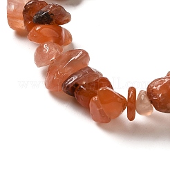 天然南赤瑪瑙チップビーズ連売り  5~8x5~8mm  穴：1mm  約31.5インチ&nbsp;G-M205-40