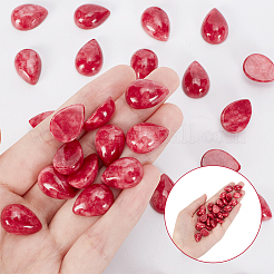30Pcs Dyed Natural Jade Cabochons&nbsp;G-AR0005-18