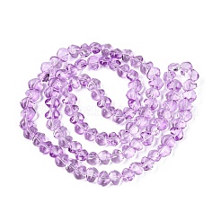 Baking Paint Transparent Glass Beads Strands&nbsp;LS-GLAA-Q109-01A-03