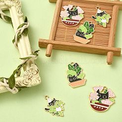 15Pcs 3 Styles Alloy Enamel Pendants&nbsp;ENAM-CJ0004-18