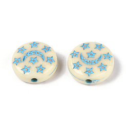 Painted Opaque Acrylic Beads&nbsp;OACR-T029-02C