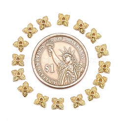 Tibetan Style Alloy Bead Caps&nbsp;TIBEB-Q018-G-FF