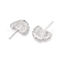 304ステンレスペンダント  葉  ステンレス鋼色  26.5x20x2mm  穴：1.2mm&nbsp;STAS-T067-62P