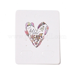 Rectangle Paper Earring Display Card with Hanging Hole&nbsp;CDIS-C004-01D
