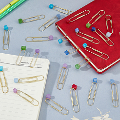 48Pcs 6 Style Metal Paper Clips&nbsp;AJEW-FH00045