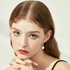 80個 2色 304ステンレススチール フレンチフックピアス金具  カン付き  925スターリングシルバーメッキ＆本物の18Kゴールドメッキ  ゴールデン＆シルバー  14~14.5x12x2mm  穴：1.2mm  ピン：0.6x1mm  40個/カラー&nbsp;STAS-SC0010-56