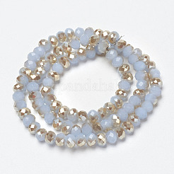 Electroplate Glass Beads Strands&nbsp;EGLA-A034-J4mm-K06