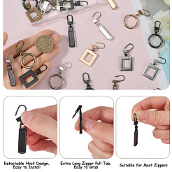 30Pcs 15 Styles Alloy Slider Pull Tab&nbsp;FIND-GF0007-63