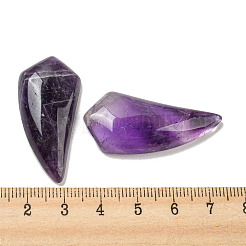 混合天然石ペンダント  ホーンチャーム  39~40x18~18.5x6.5~8mm  穴：1.2mm&nbsp;G-M417-04