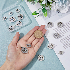 18Pcs 3 Style Alloy Snap Button&nbsp;FIND-FH0006-36