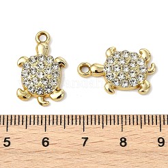 Animal Theme UV Plating Alloy Crystal Rhinestone Pendants&nbsp;ALRI-T012-07E-G