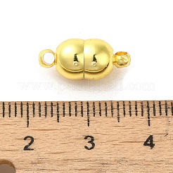 ラックメッキ真鍮マグネットクラスプ  無鉛の  長持ちメッキ  ゴールドカラー  15.5x7x7mm  穴：1.8mm&nbsp;KK-D100-14G