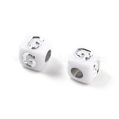 Opaque Acrylic Beads&nbsp;OACR-D282-06G