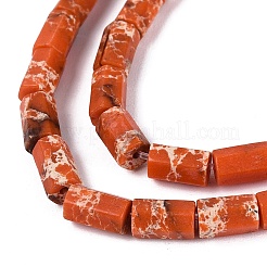 Dyed Synthetic Imperial Jasper Beads Strands&nbsp;GG-N002-01A-17