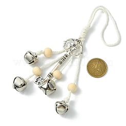 Iron Bell Pendant Decorations&nbsp;HJEW-JM02171-02
