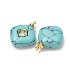 Dyed Synthetic Turquoise Pendants&nbsp;GG-CBAA798-03G-02