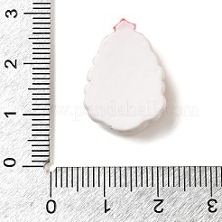クリスマステーマ不透明樹脂カボション  サンタクロース  22.5x15.5x8mm&nbsp;RESI-B028-01D