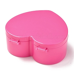 Heart Plastic Jewelry Boxes&nbsp;OBOX-F006-09D