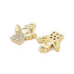 10Pcs Brass Charms&nbsp;KK-V006-05G-02
