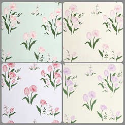 20Pcs 4 Colors Wrapping Paper&nbsp;DIY-SP0005-24