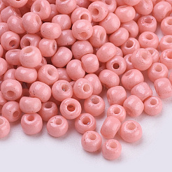 Baking Paint 8/0 Glass Seed Beads&nbsp;SEED-Q025-3mm-L11