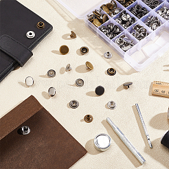 Removable Zinc Alloy Snap Button Sets&nbsp;TOOL-WH0059-126B