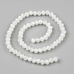 Electroplate Glass Beads Strands&nbsp;LS-EGLA-A034-J6mm-A01
