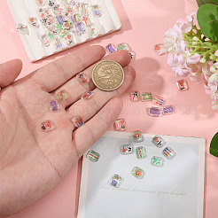 100Pcs Resin Cabochons&nbsp;MRMJ-CA0001-58