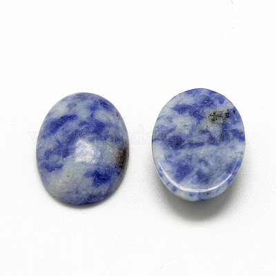 Natural Blue Spot Jasper Cabochons&nbsp;G-R415-13x18-45-1