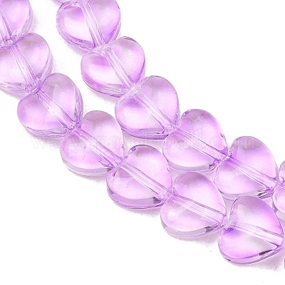 Transparent Glass Beads Strand&nbsp;GLAA-F112-01B-1