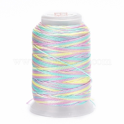 5 Rolls 12-Ply Segment Dyed Polyester Cords&nbsp;WCOR-P001-01B-022-1