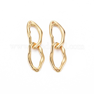 Brass Connector Charms&nbsp;KK-S364-001-1