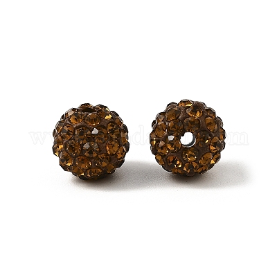 Pave Disco Ball Beads&nbsp;RB-H258-10MM-220-1