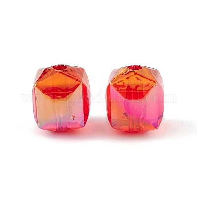 Transparent Acrylic Beads&nbsp;MACR-F073-02-1