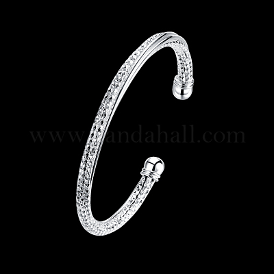 Trendy Brass Cuff Bangles&nbsp;BJEW-BB31070-1