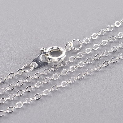 Brass Cable Chain Necklaces&nbsp;X-SW028-01S-NF-1