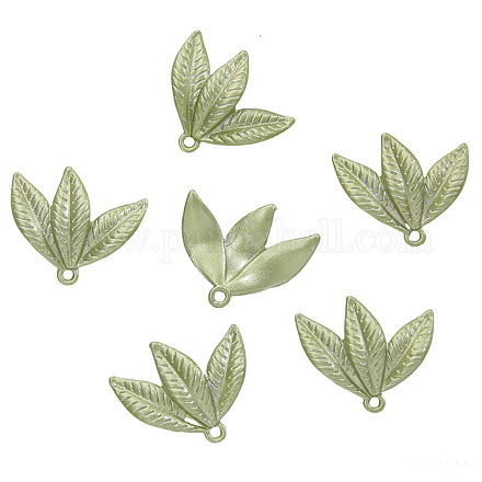 Spray Painted Alloy Pendants&nbsp;PW-WGFDBAE-01-1