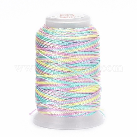 5 Rolls 12-Ply Segment Dyed Polyester Cords&nbsp;WCOR-P001-01B-022-1