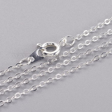 Brass Cable Chain Necklaces&nbsp;X-SW028-01S-NF-1