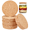 Wood Cork Stopper, Bottle Tampions, Flat Round, BurlyWood, 91x85x20mm