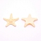 Resin Cabochons, Starfish, Cornsilk, 40x40x8mm, 20pcs/bag